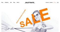 Desktop Screenshot of dilettante.net